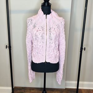 Free people zip up sweater. Size xs